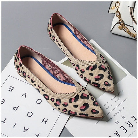 Leopard Print Shoes Casual Single Shoes