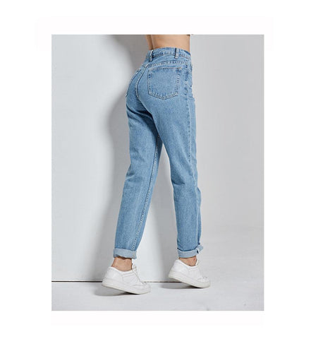 Harem Pants Vintage High Waist Jeans Boyfriends Denim Pants