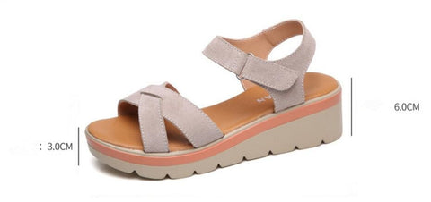 Leather Sandals Summer New Ladies Sandals Slippers
