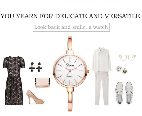 Bracelet Watches Fashion Luxury Quartz-Brand Ladies Casual