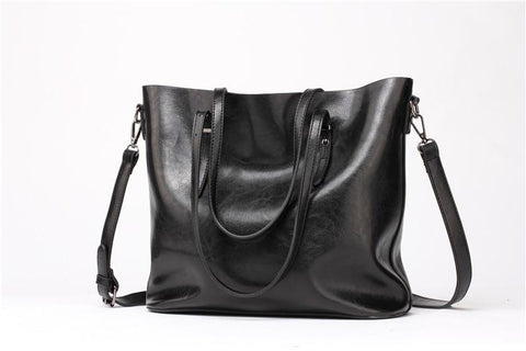 Brand Leather Handbags Women's PU Tote Bag Large Female Shoulder Bags