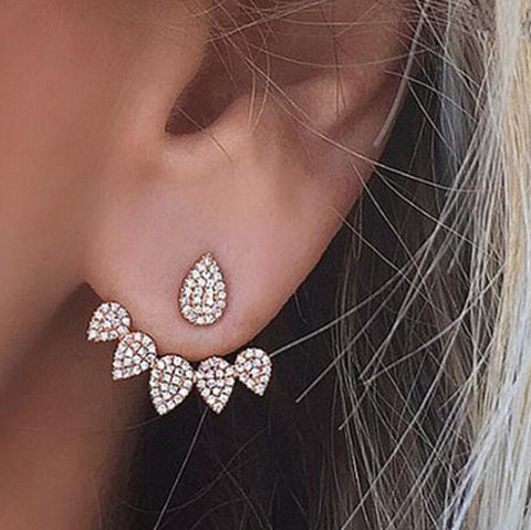 Fashion Jewelry Cute Cherry Blossoms Flower Stud Earrings