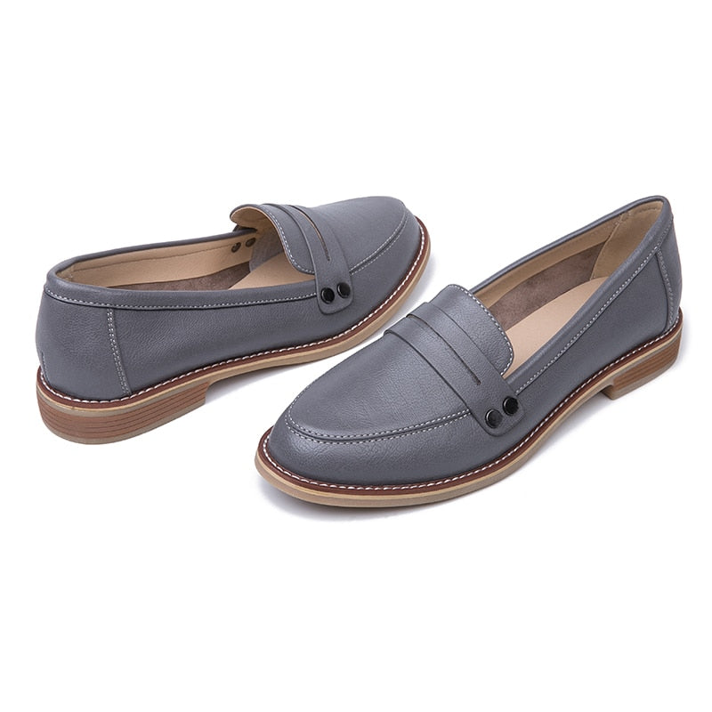 Autumn Casual Women Flats Shoes Slip On Moccasin Shoes