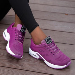 Casual Mesh Pink Flat Lightweight Soft Sneakers