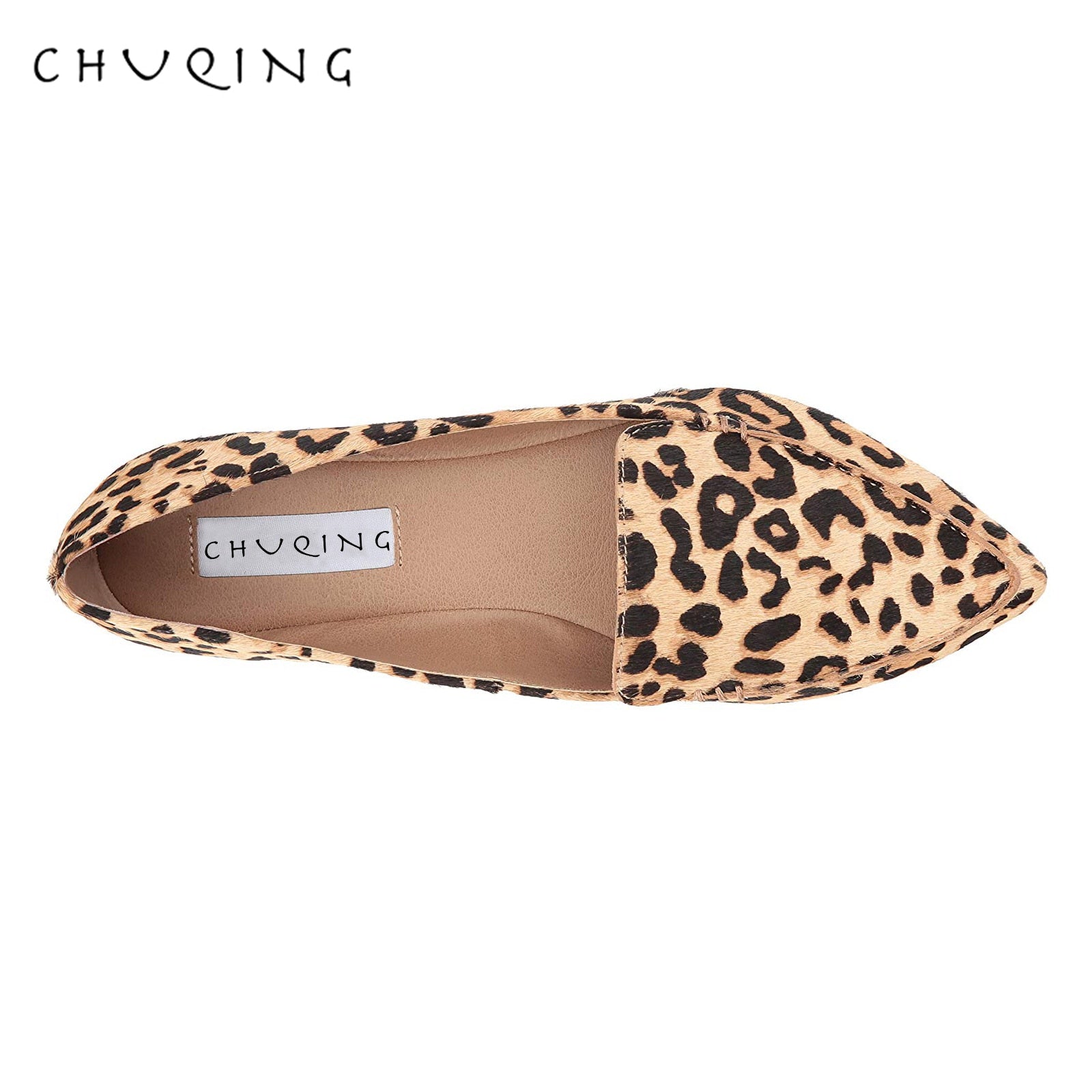 Casual Flat Loafers Fashion Comfortable Leopard Shoes Trend