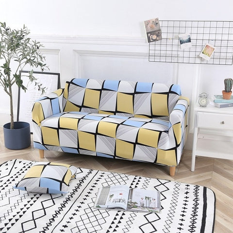 Flower Tightly Wrap Sofa Cover