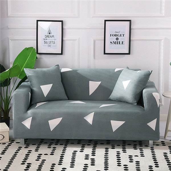 Modern Elastic for Living Room Spandex Sofa Slipcovers