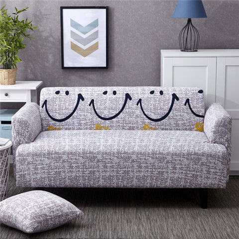 Modern Elastic for Living Room Spandex Sofa Slipcovers