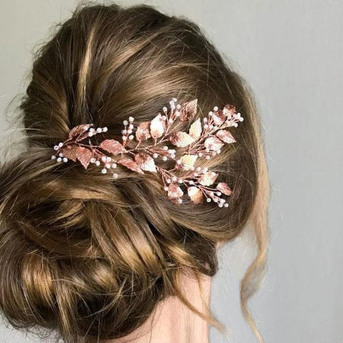 Accessories Crystal Hair Combs Simulated Pearl Hair Jewelry Handmade