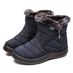 Warm Female Waterproof Padded Ankle Boots