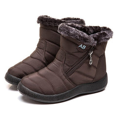 Warm Female Waterproof Padded Ankle Boots