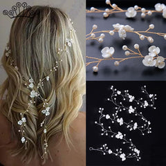 Crystal Headbands Wedding Hair Accessories Handmade Floral Pearl