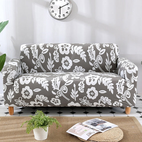 Printed Polyester Elastic stretch Furniture Slipcovers