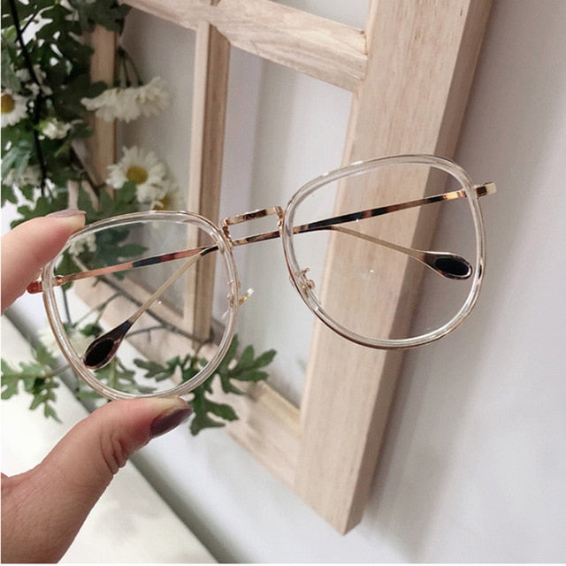 Transparent Eyeglasses Frames Vintage Optical Frame Glasses