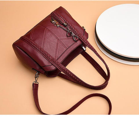 Genuine Leather Tote Bags Tassel Fashion Bags