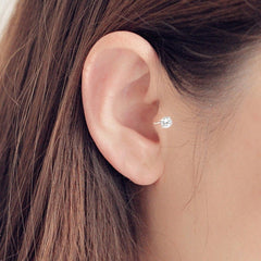 Single Earring Unique New Alloy Branch Tragus Piercing Earring