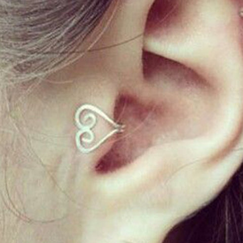 Single Earring Unique New Alloy Branch Tragus Piercing Earring