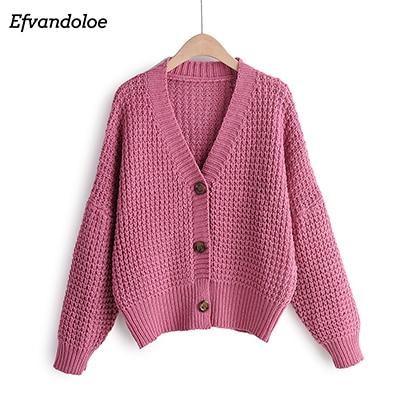 Autumn Cardigan Winter Clothes Sweaters