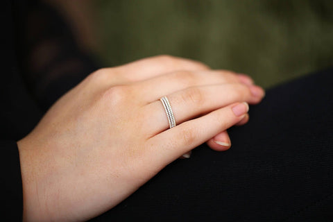 Micro Pave Cubic Zirconia Rings