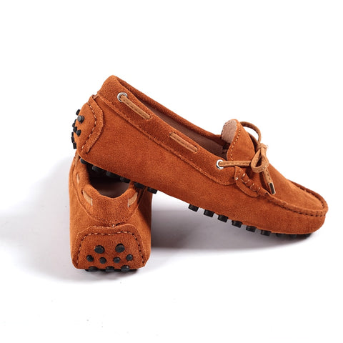 Genuine leather Women flats Handmade Casual leather shoes