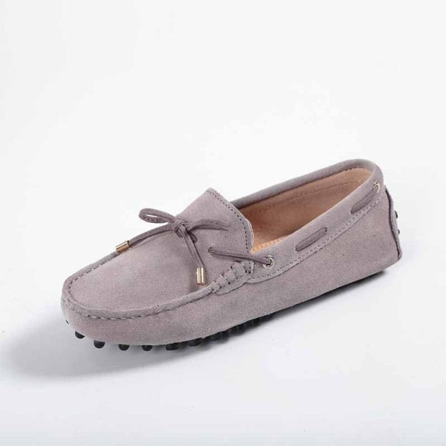 Genuine leather Women flats Handmade Casual leather shoes