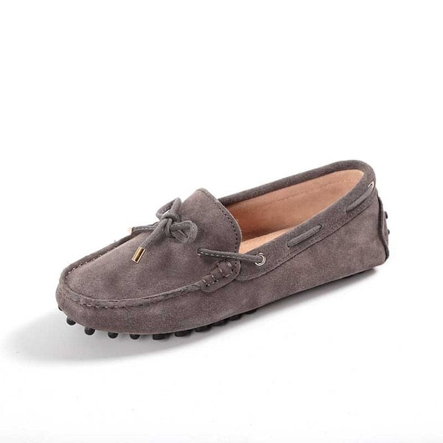 Genuine leather Women flats Handmade Casual leather shoes