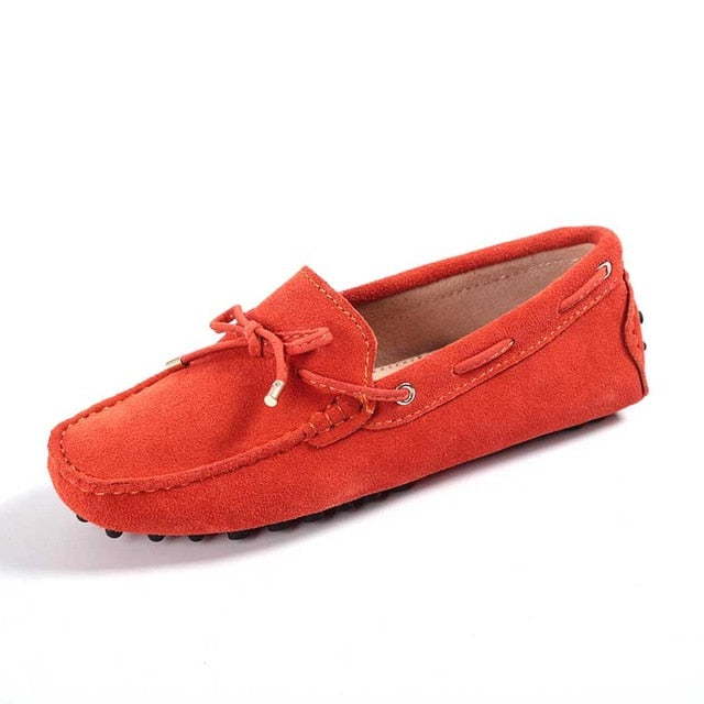 Genuine leather Women flats Handmade Casual leather shoes