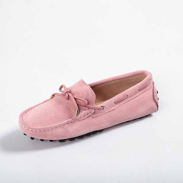 Genuine leather Women flats Handmade Casual leather shoes