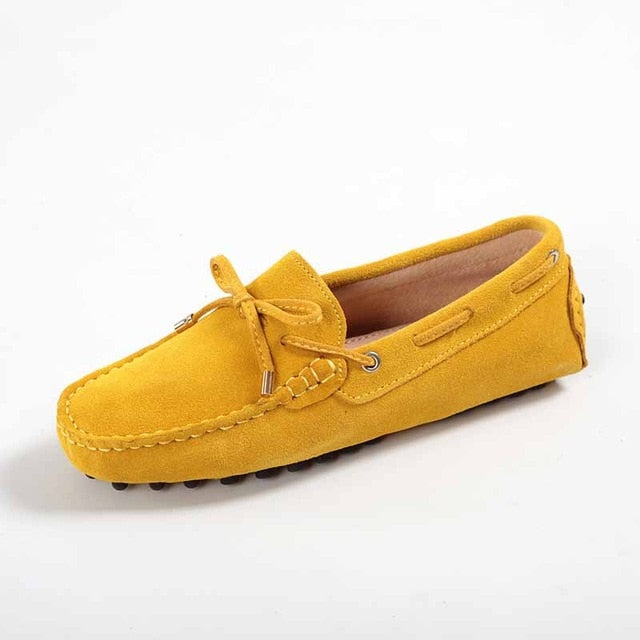 Genuine leather Women flats Handmade Casual leather shoes