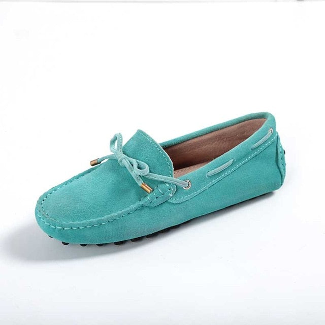 Genuine leather Women flats Handmade Casual leather shoes