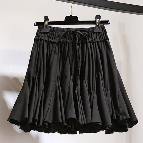 Chiffon Tutu Pleated Mini Sun School Skirt