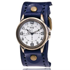 Fashion Vintage Cow Leather Quartz Watch