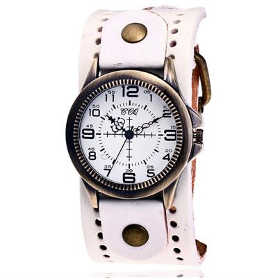 Fashion Vintage Cow Leather Quartz Watch