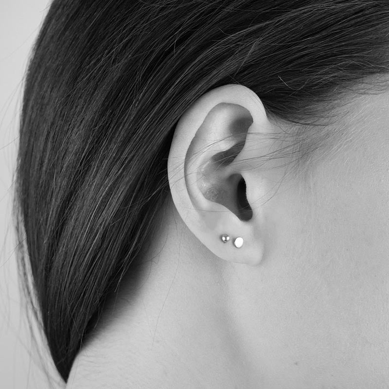 Minimalist Stainless Steel Stud Earrings