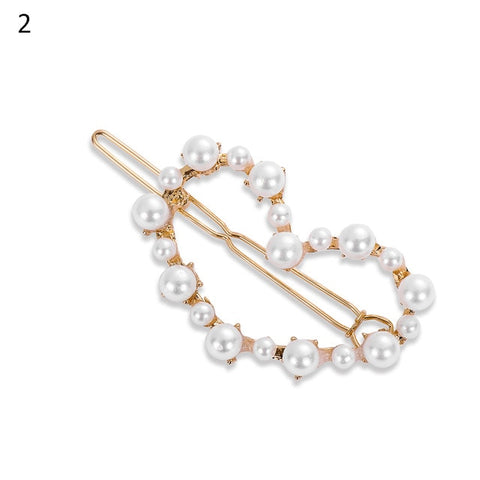Fashion Hair Clip Elegant Design Triangular Star Round