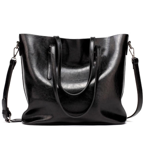 Brand Leather Handbags Women's PU Tote Bag Large Female Shoulder Bags