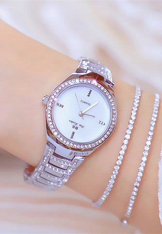 Diamond Watches Woman Famous Brand Unusual Gold Women Watches Stainless Steel