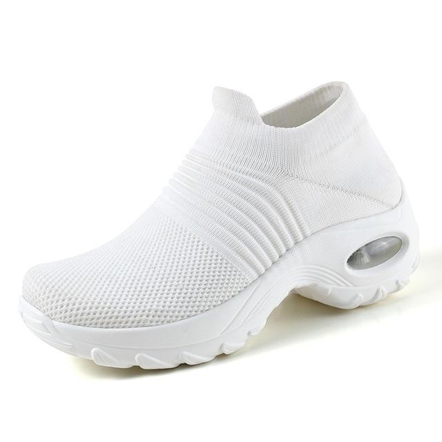 Running Walking Mesh Breathable Knit Ladies Mix Colors Sneakers