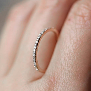 Micro Pave Cubic Zirconia Rings