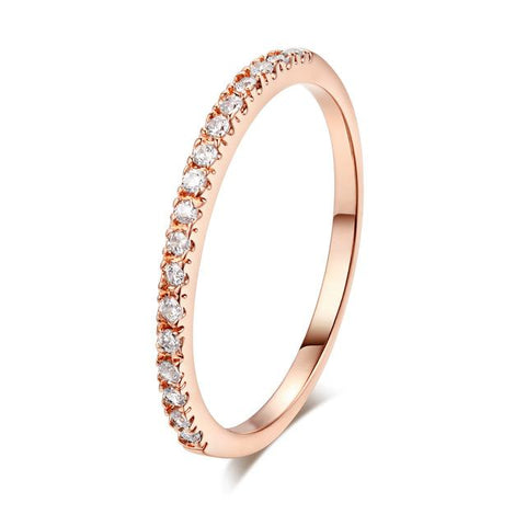 Micro Pave Cubic Zirconia Rings