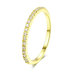 Micro Pave Cubic Zirconia Rings