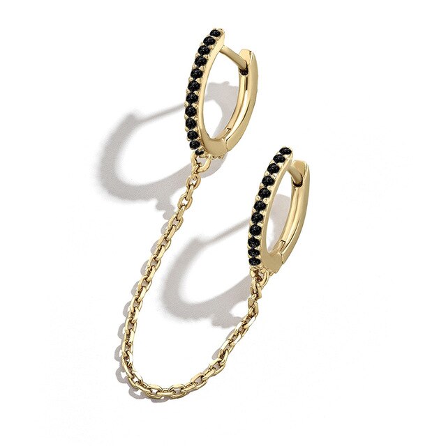 Fashion Circle Ear Cuff Retractable Earrings