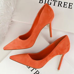 Women Pumps Fashion 9cm High HeelsCasual Pointed Toe