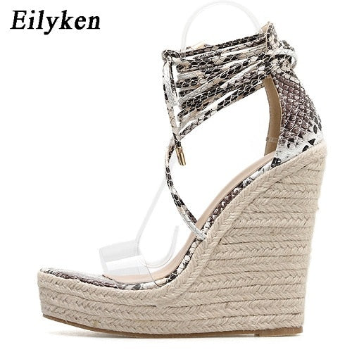 Platform Wedges Sandals Fashion High heels shoes Ladies Open toe Sandals