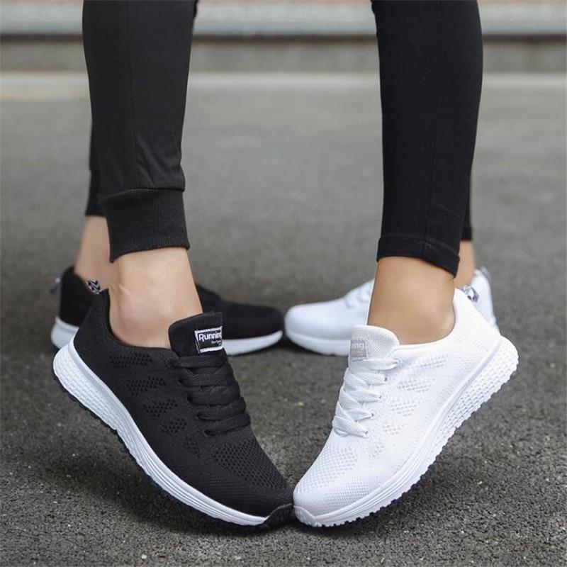 Casual Fashion Breathable Walking Mesh Flat Shoes – lastrafashion