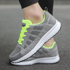 Casual Fashion Breathable Walking Mesh Flat Shoes