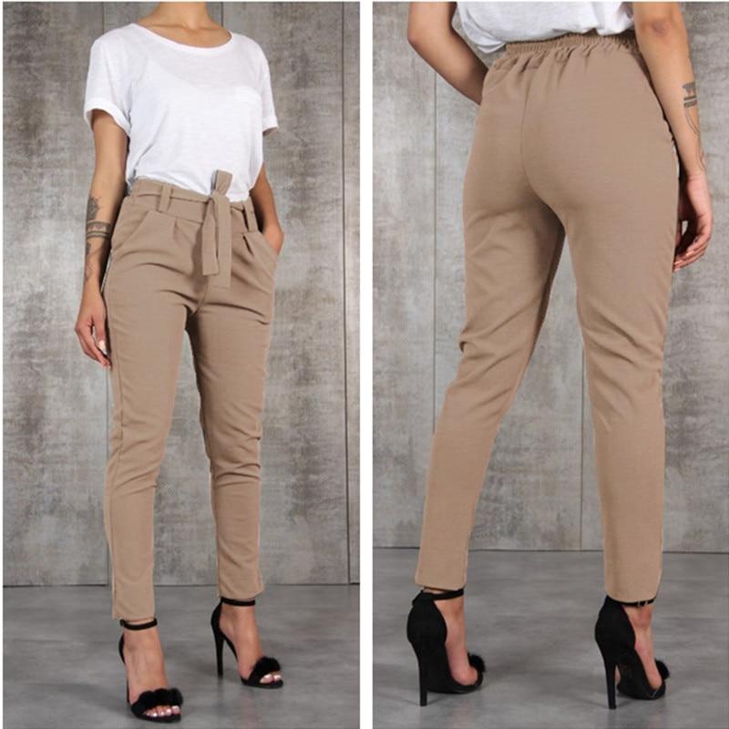 Casual Slim Chiffon Thin Pants