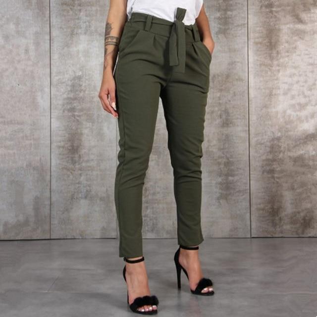 Casual Slim Chiffon Thin Pants