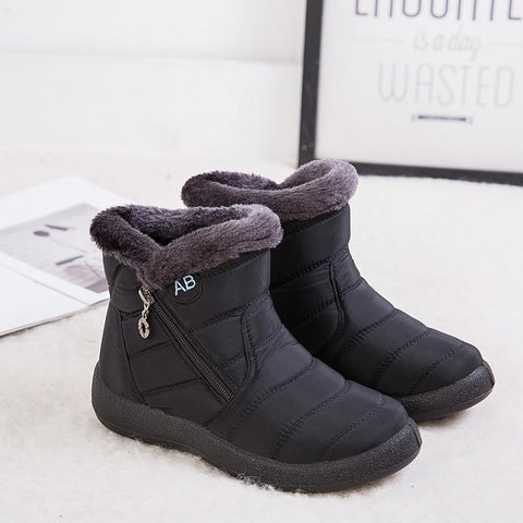 Waterproof Snow Plush Winter Warm Ankle Winter Shoes