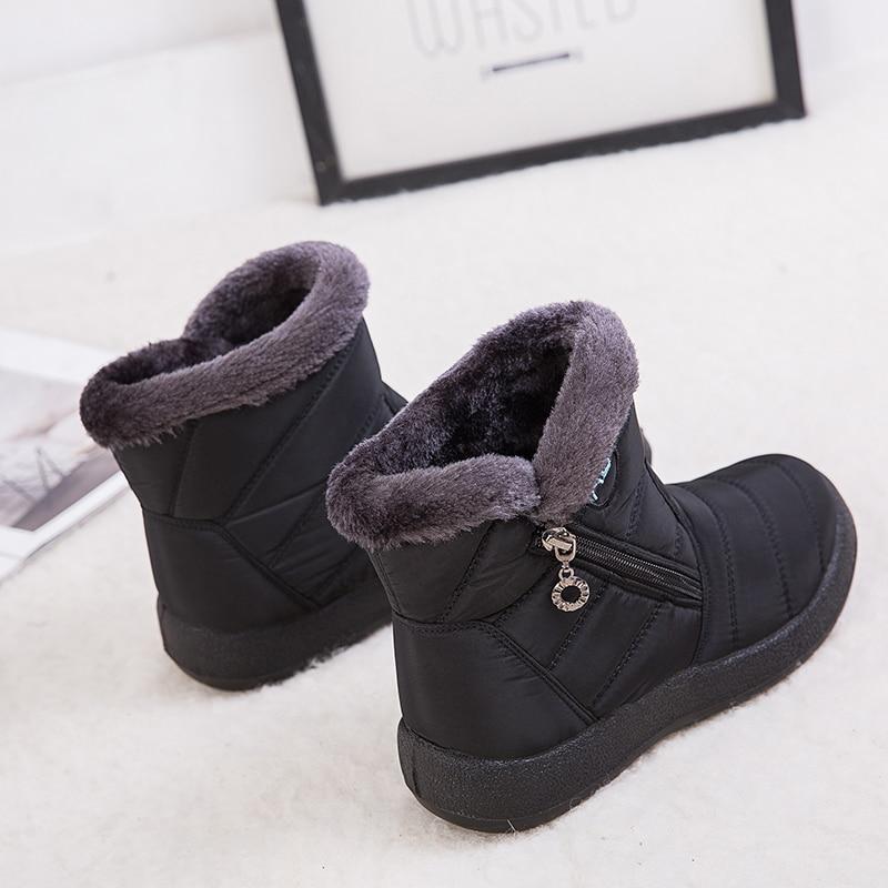 Waterproof Snow Plush Winter Warm Ankle Winter Shoes